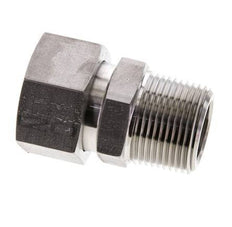 28L & 1'' NPT Edelstahl gerade drehbar mit Außengewinde 160 bar FKM O-Ring Dichtungskonus Einstellbar ISO 8434-1