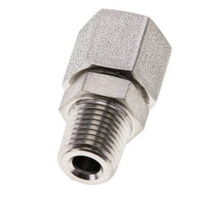 8S & 1/4'' NPT Edelstahl-Drehgelenk mit Außengewinde 630 bar FKM O-Ring-Dichtkonus Einstellbar ISO 8434-1