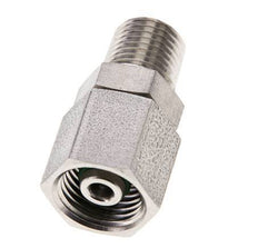 8S & 1/4'' NPT Edelstahl-Drehgelenk mit Außengewinde 630 bar FKM O-Ring-Dichtkonus Einstellbar ISO 8434-1