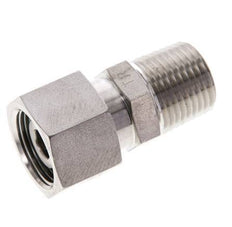 14S & 1/2'' NPT Edelstahl-Drehgelenk mit Außengewinde 630 bar FKM O-Ring-Dichtkonus Einstellbar ISO 8434-1