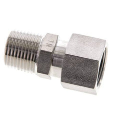 14S & 1/2'' NPT Edelstahl-Drehgelenk mit Außengewinde 630 bar FKM O-Ring-Dichtkonus Einstellbar ISO 8434-1