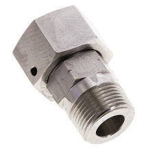 20S & 3/4'' NPT Edelstahl-Drehgelenk mit Außengewinde 400 bar FKM O-Ring-Dichtkonus Einstellbar ISO 8434-1