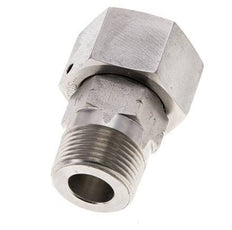 20S & 3/4'' NPT Edelstahl-Drehgelenk mit Außengewinde 400 bar FKM O-Ring-Dichtkonus Einstellbar ISO 8434-1