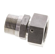 25S & 1'' NPT Edelstahl-Drehgelenk mit Außengewinde 400 bar FKM O-Ring-Dichtkonus Einstellbar ISO 8434-1