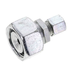 8L & 22L Zink plated Steel Straight Cutting Fitting with Swivel 160 bar ISO 8434-1