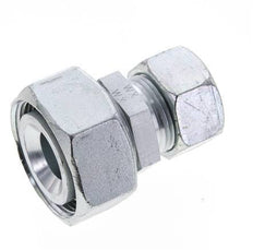 22L & 35L Zink plated Steel Straight Cutting Fitting with Swivel 160 bar ISO 8434-1