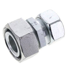 28L & 35L Zink plated Steel Straight Cutting Fitting with Swivel 160 bar ISO 8434-1