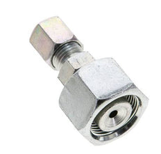 6S & 16S Zink plated Steel Straight Cutting Fitting with Swivel 400 bar ISO 8434-1