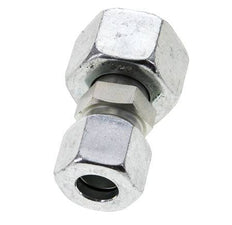 14S & 20S Zink plated Steel Straight Cutting Fitting with Swivel 400 bar ISO 8434-1