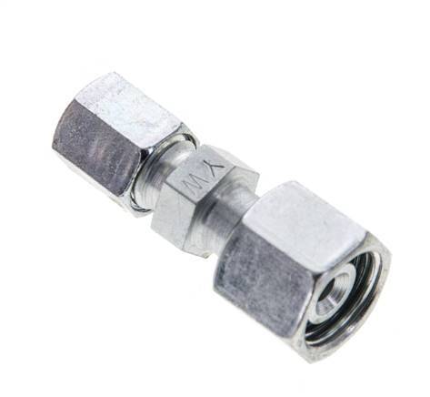 6L & 10L Stainless Steel Straight Cutting Fitting with Swivel 315 bar ISO 8434-1