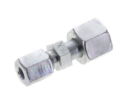 6L & 10L Stainless Steel Straight Cutting Fitting with Swivel 315 bar ISO 8434-1