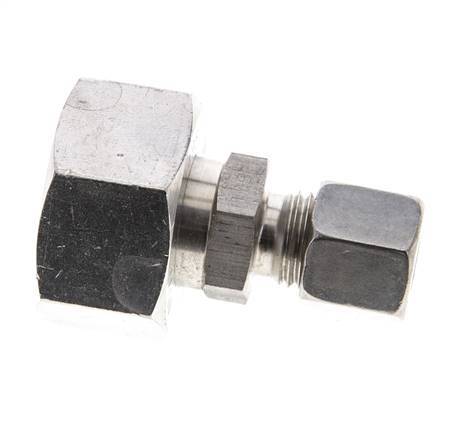 8L & 18L Stainless Steel Straight Cutting Fitting with Swivel 315 bar ISO 8434-1