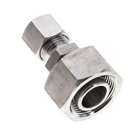 10L & 18L Stainless Steel Straight Cutting Fitting with Swivel 315 bar ISO 8434-1