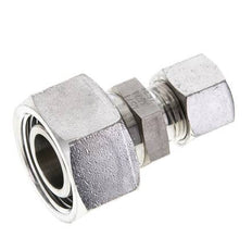 12L & 22L Stainless Steel Straight Cutting Fitting with Swivel 160 bar ISO 8434-1