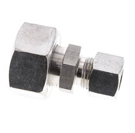 12L & 22L Stainless Steel Straight Cutting Fitting with Swivel 160 bar ISO 8434-1