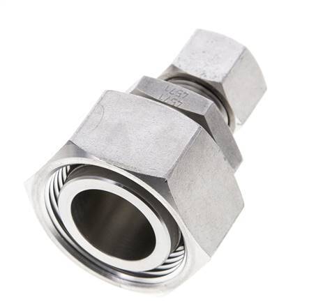 12L & 28L Stainless Steel Straight Cutting Fitting with Swivel 160 bar ISO 8434-1