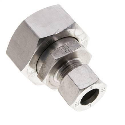 15L & 35L Stainless Steel Straight Cutting Fitting with Swivel 160 bar ISO 8434-1