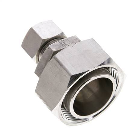 15L & 35L Stainless Steel Straight Cutting Fitting with Swivel 160 bar ISO 8434-1