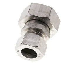 22L & 35L Stainless Steel Straight Cutting Fitting with Swivel 160 bar ISO 8434-1