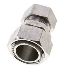 28L & 35L Stainless Steel Straight Cutting Fitting with Swivel 160 bar ISO 8434-1