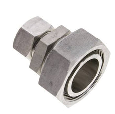 22L & 42L Stainless Steel Straight Cutting Fitting with Swivel 160 bar ISO 8434-1