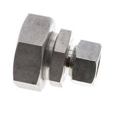 22L & 42L Stainless Steel Straight Cutting Fitting with Swivel 160 bar ISO 8434-1