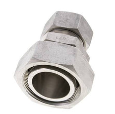 28L & 42L Stainless Steel Straight Cutting Fitting with Swivel 160 bar ISO 8434-1