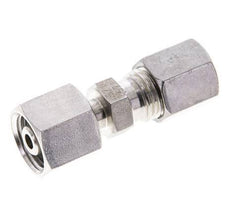 6S & 8S Stainless Steel Straight Cutting Fitting with Swivel 630 bar ISO 8434-1