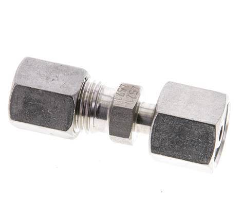 6S & 8S Stainless Steel Straight Cutting Fitting with Swivel 630 bar ISO 8434-1