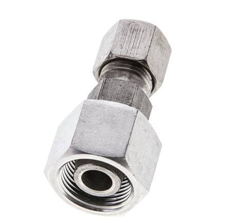 8S & 14S Stainless Steel Straight Cutting Fitting with Swivel 630 bar ISO 8434-1