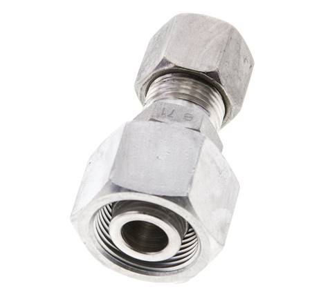 10S & 16S Stainless Steel Straight Cutting Fitting with Swivel 400 bar ISO 8434-1