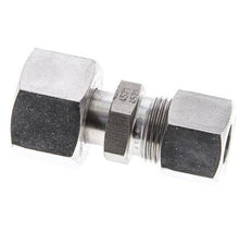 12S & 16S Stainless Steel Straight Cutting Fitting with Swivel 400 bar ISO 8434-1