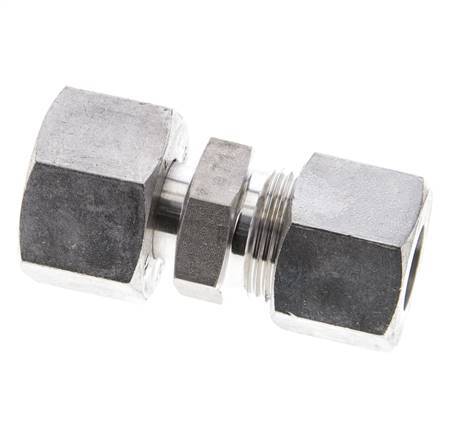 14S & 16S Stainless Steel Straight Cutting Fitting with Swivel 400 bar ISO 8434-1
