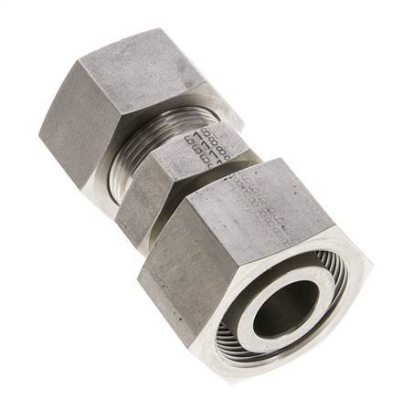 25S & 30S Stainless Steel Straight Cutting Fitting with Swivel 400 bar ISO 8434-1