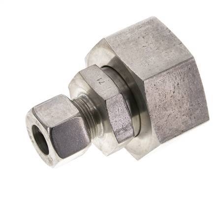 16S & 38S Stainless Steel Straight Cutting Fitting with Swivel 315 bar ISO 8434-1