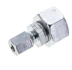 6L & 15L Zink plated Steel Straight Cutting Fitting with Swivel 315 bar NBR O-ring Sealing Cone ISO 8434-1