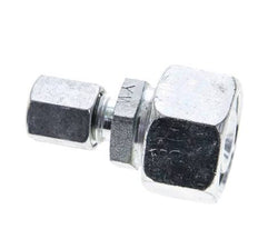 6L & 15L Zink plated Steel Straight Cutting Fitting with Swivel 315 bar NBR O-ring Sealing Cone ISO 8434-1