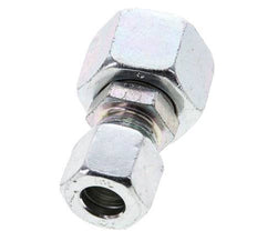 10L & 15L Verzinkter Stahl Gerade Schneidverschraubung mit Drehgelenk 315 bar NBR O-Ring Dichtungskonus ISO 8434-1