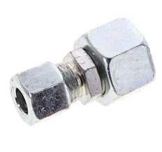 10L & 15L Verzinkter Stahl Gerade Schneidverschraubung mit Drehgelenk 315 bar NBR O-Ring Dichtungskonus ISO 8434-1
