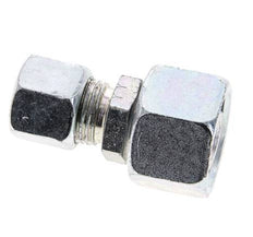 10L & 15L Verzinkter Stahl Gerade Schneidverschraubung mit Drehgelenk 315 bar NBR O-Ring Dichtungskonus ISO 8434-1