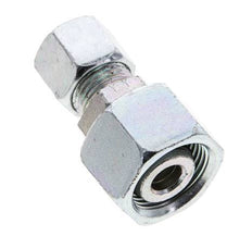 10L & 15L Verzinkter Stahl Gerade Schneidverschraubung mit Drehgelenk 315 bar NBR O-Ring Dichtungskonus ISO 8434-1