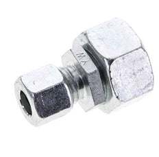 10L & 18L Zink plated Steel Straight Cutting Fitting with Swivel 315 bar NBR O-ring Sealing Cone ISO 8434-1