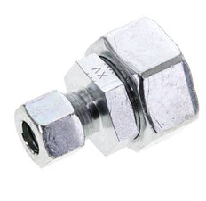 12L & 28L Zink plated Steel Straight Cutting Fitting with Swivel 160 bar NBR O-ring Sealing Cone ISO 8434-1