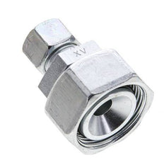 12L & 28L Zink plated Steel Straight Cutting Fitting with Swivel 160 bar NBR O-ring Sealing Cone ISO 8434-1