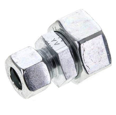 15L & 28L Zink plated Steel Straight Cutting Fitting with Swivel 160 bar NBR O-ring Sealing Cone ISO 8434-1