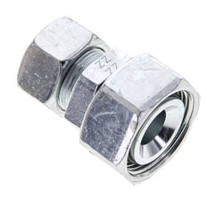 18L & 28L Zink plated Steel Straight Cutting Fitting with Swivel 160 bar NBR O-ring Sealing Cone ISO 8434-1