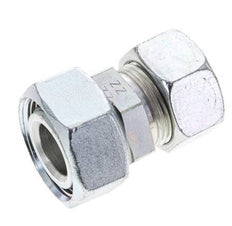 22L & 28L Zink plated Steel Straight Cutting Fitting with Swivel 160 bar NBR O-ring Sealing Cone ISO 8434-1