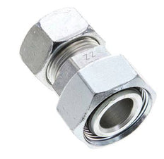 22L & 28L Zink plated Steel Straight Cutting Fitting with Swivel 160 bar NBR O-ring Sealing Cone ISO 8434-1