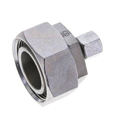8L & 35L Zink plated Steel Straight Cutting Fitting with Swivel 160 bar NBR O-ring Sealing Cone ISO 8434-1