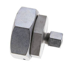 10L & 42L Zink plated Steel Straight Cutting Fitting with Swivel 160 bar NBR O-ring Sealing Cone ISO 8434-1